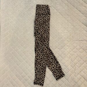 Leopard Leggings, Size Medium, Like new